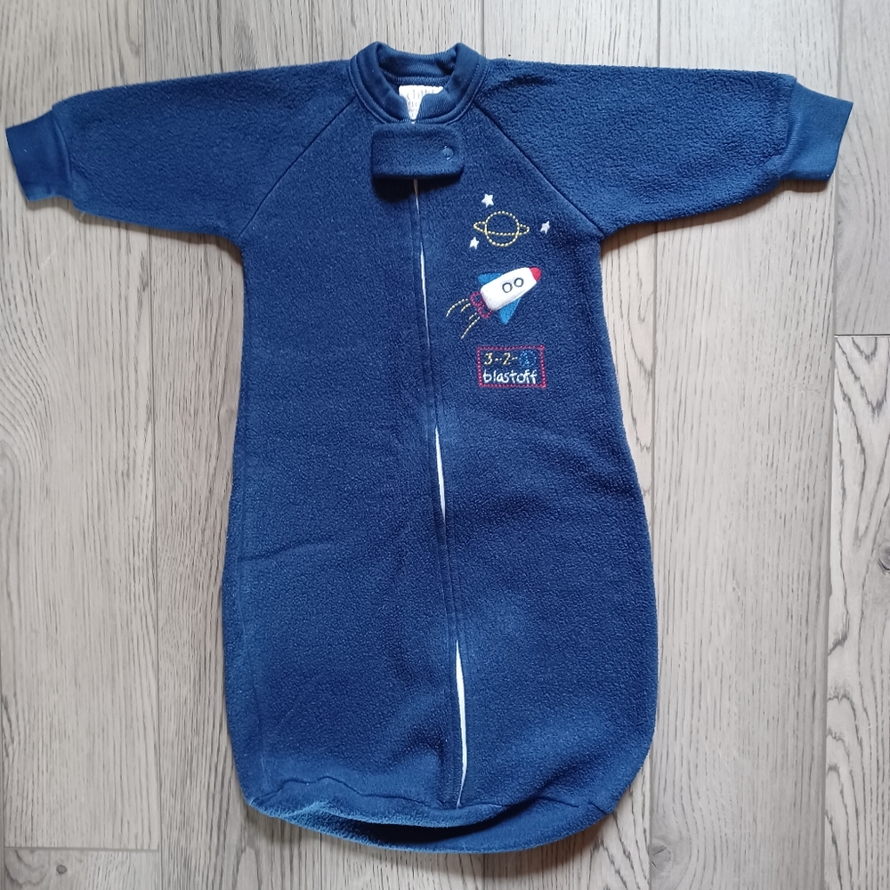 Child Of Mine Fleece Sleep Sack Dark Blue Size 0-9 Months